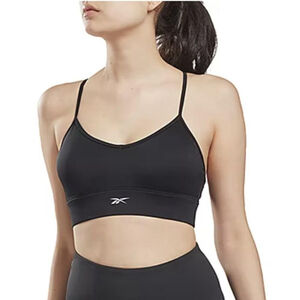 Reebok tri back sports bra Woman’s size XL black with removable pads